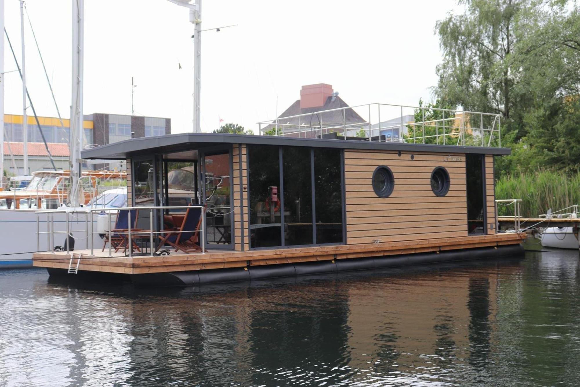 Houseboat Leni Flensburg Hotel Exterior foto