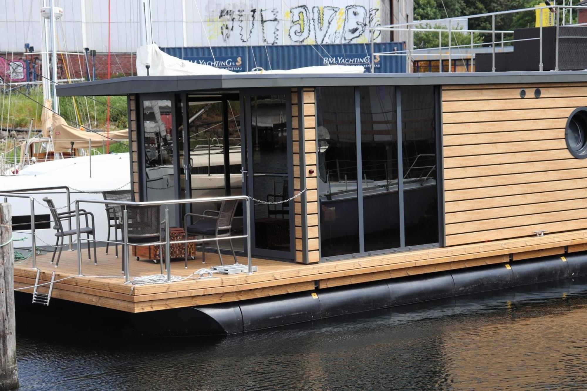 Houseboat Leni Flensburg Hotel Exterior foto