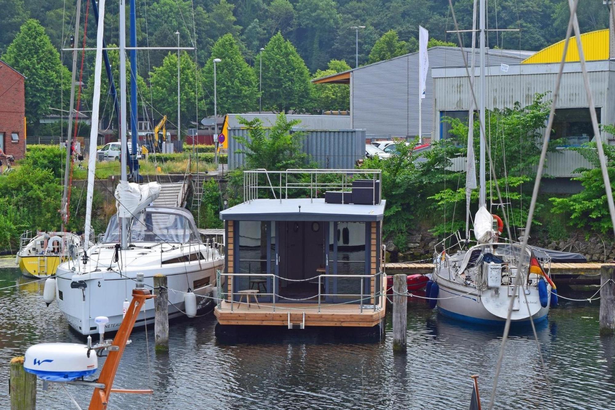Houseboat Leni Flensburg Hotel Exterior foto